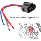 4Pin D-Shape Pigtail Wire Connector Cable Kit for VW Audi Seat Skoda (1996–2023)