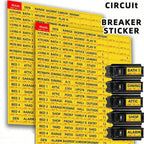 Weatherproof Circuit Breaker Labels