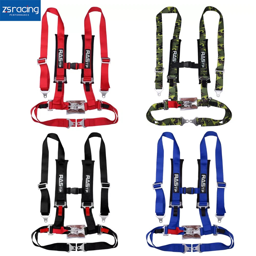 Set of 2" 4 Point Camlock Quick Release Racing Harness