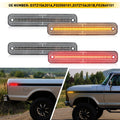 Clear LED Front & Rear Side Marker Lights for F-Series Ford Truck (1973–1979)