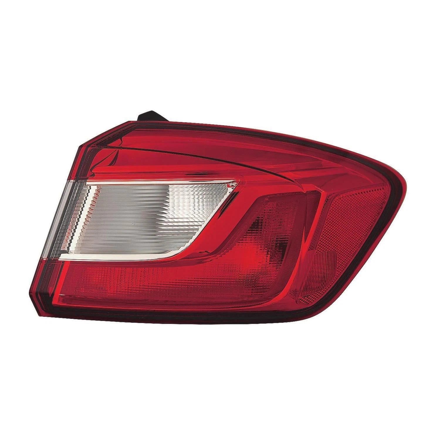 Replacement Black Passenger Side Outer Tail Light Assembly w/o LED