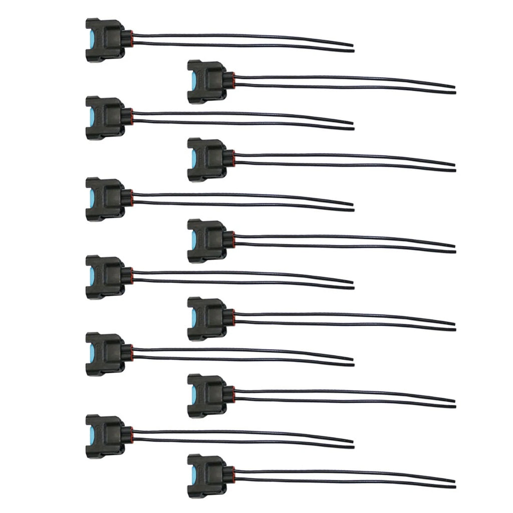 Set of 12 Fuel Injector Adapter Pigtails for OBD2