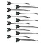 Set of 12 Fuel Injector Adapter Pigtails for OBD2