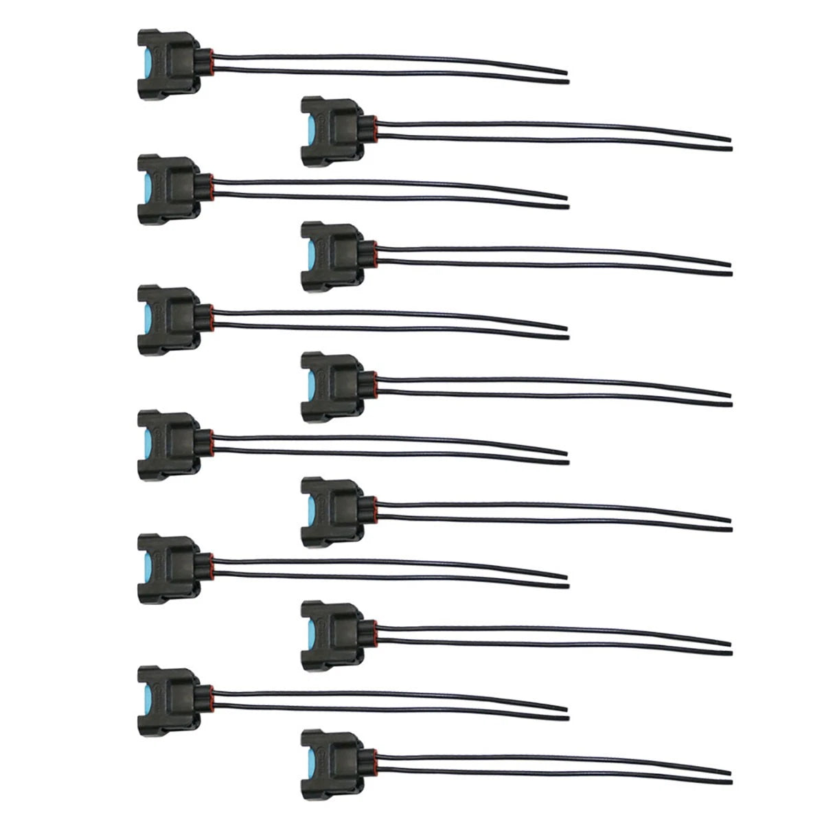 Set of 12 Fuel Injector Adapter Pigtails for OBD2