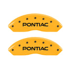 Set of 4 Caliper Covers Yellow for 2006-2009 Pontiac Solstice by MGP