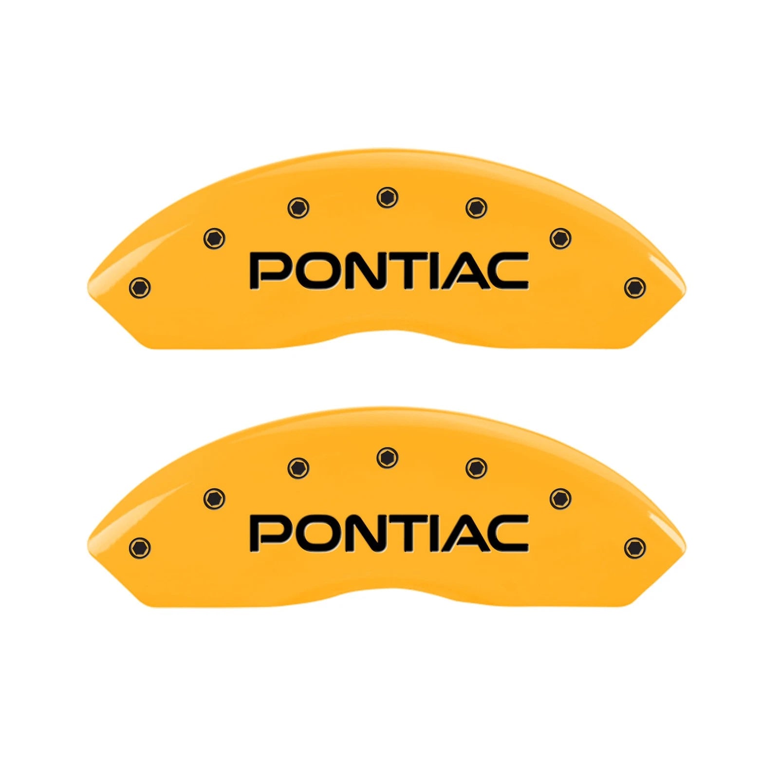 Set of 4 Caliper Covers Yellow for 2006-2009 Pontiac Solstice by MGP