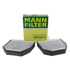 Set of 2 Cabin Air Filters for Mercedes R230 SL500 SL55 AMG (2003–2012) CUK22412