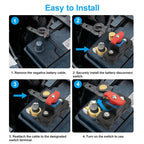 12V & 24V DC Battery Disconnect Terminal Switch for Car RV