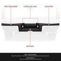 Rear Bumper Step Pad for Ford F-250 F-350 SD (2008–2012) Black