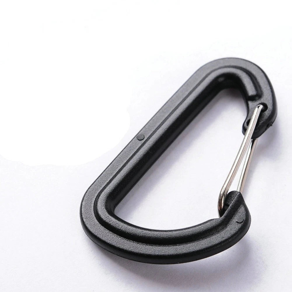 2X Aluminum Tent Clips with Carabiner for Hiking and Outdoor Use