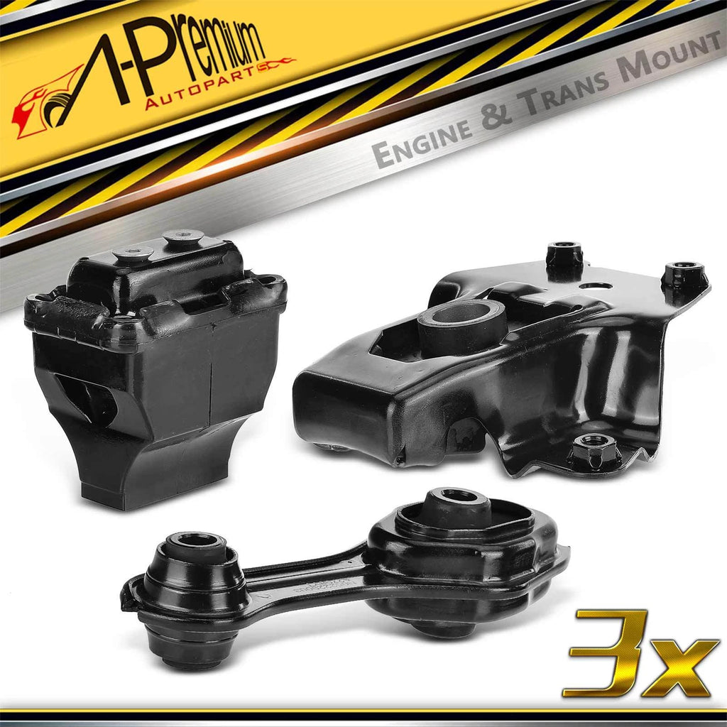 3X Engine Motor & Trans Mount for Chevy Cavalier Pontiac Sunfire (1995–2002)