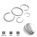Set of 5 Dashboard Console Trim Rings for Porsche Panamera Cayenne 911