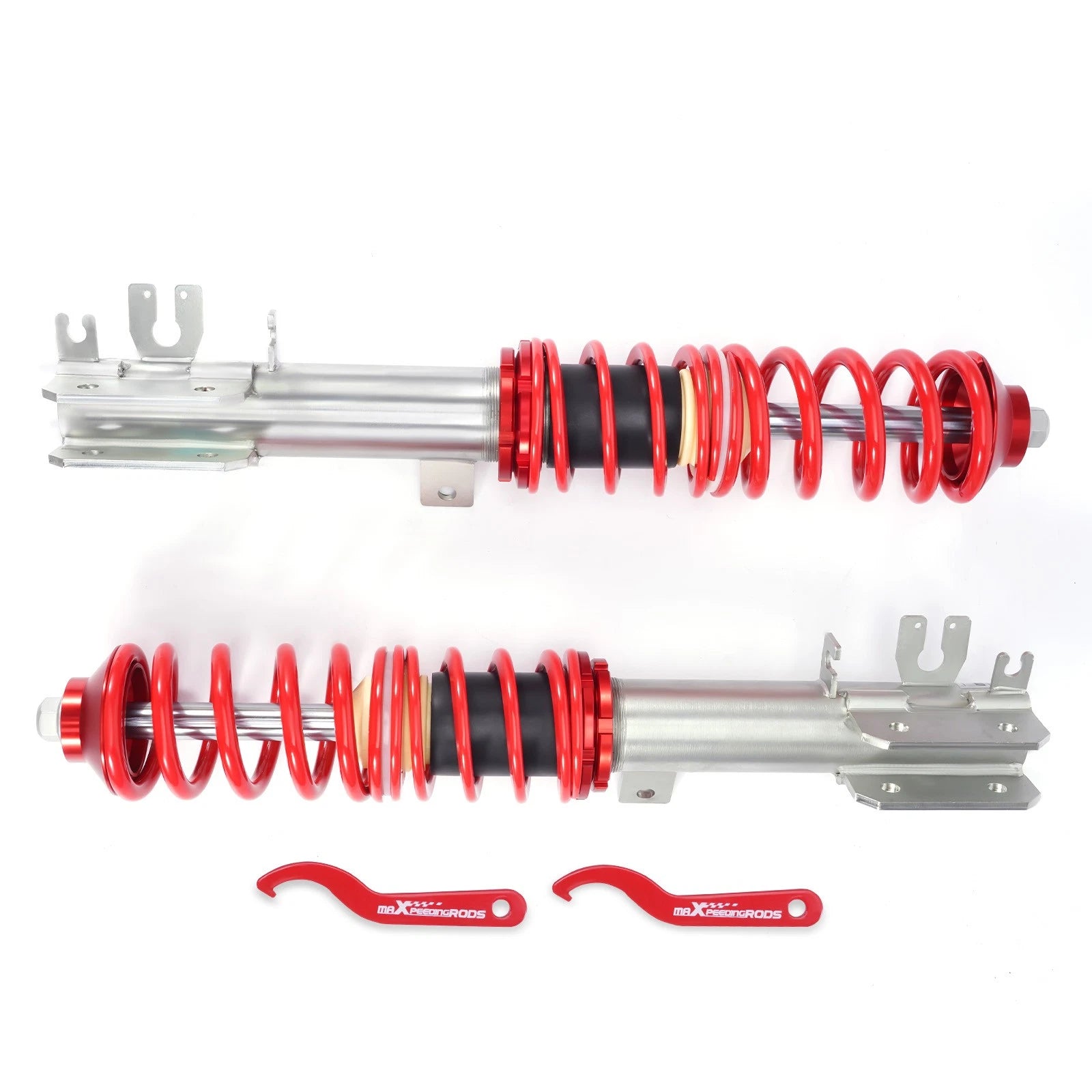 2X Front Adjustable Coilovers Suspension Kit for Fiat 500 (2007–2018)