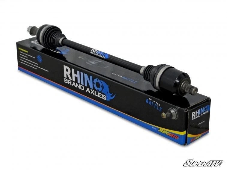 SuperATV Rhino Heavy Duty Front Axle for Polaris RZR RS1 (2018–2021)