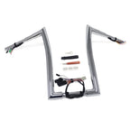 Chrome 16" Prewired Handlebar for Harley Road Glide (2008–2013)