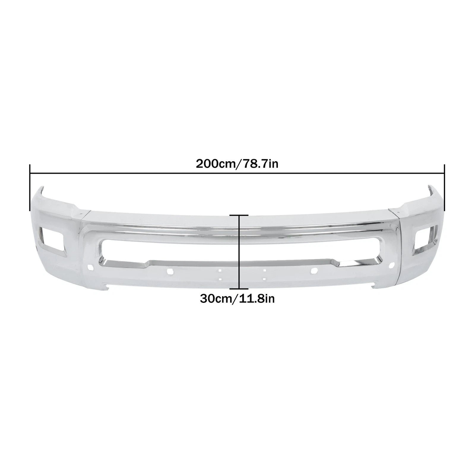 Split Front Bumper with Sensor Holes for RAM 2500 3500 (2010-2018)