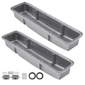Polished Short Valve Cover for Chevy SBC 283 302 305 327 350 400 (1960–2002) w/ Bolts