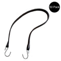 50-Pack Rubber Tarp Strap Bungee Cord 31 Inches Long