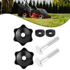 2X Replacement Handle Knob Kit with Screws for Toro Lawn Mower
