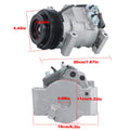A/C Compressor for Chevrolet Silverado 2500 HD 6.6L (2002–2013) 15100340