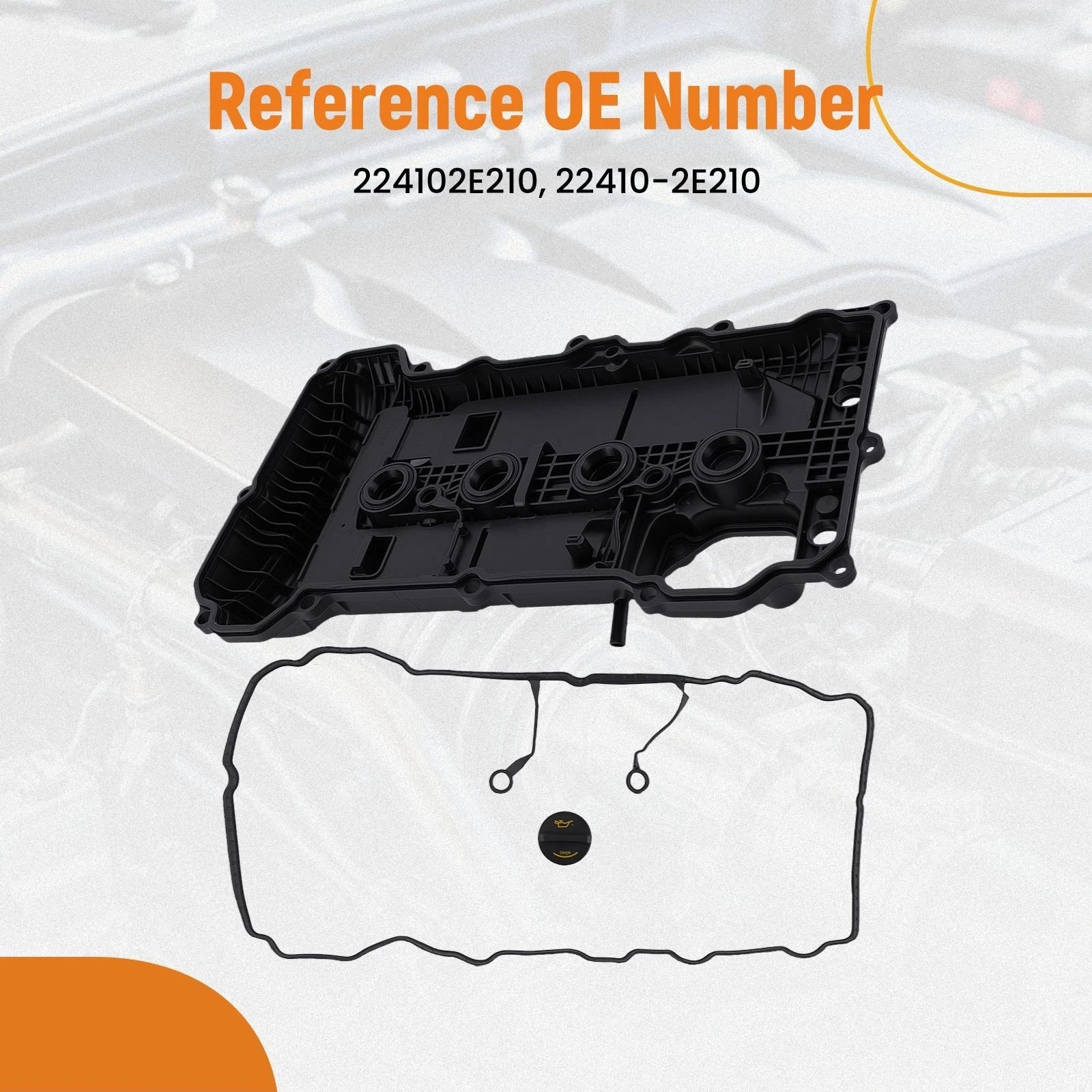 Valve Cover Assembly for Hyundai Elantra GT, Kia Forte 2.0L (2014–2020)