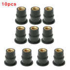 10 PCS Rubber Nuts for Motorcycle (M5)