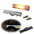 Clear Amber LED Marker Lights for Ford Bronco F150 F250 F350 (1980–1986)