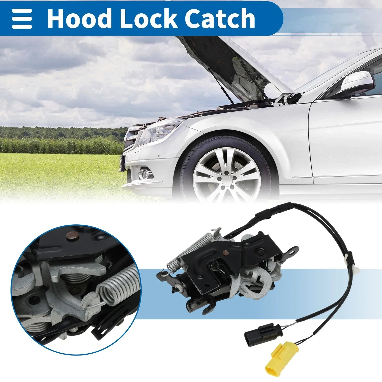 Hood Latch Assembly for BMW 5 Touring G31 (2017-2023)