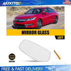 LH Heated Mirror Glass with Backing Plate for Honda Accord (2013–2017) 76253T2GA11