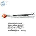 1 Ton Hand Chain Hoist for Garage Factory (10 ft Capacity)
