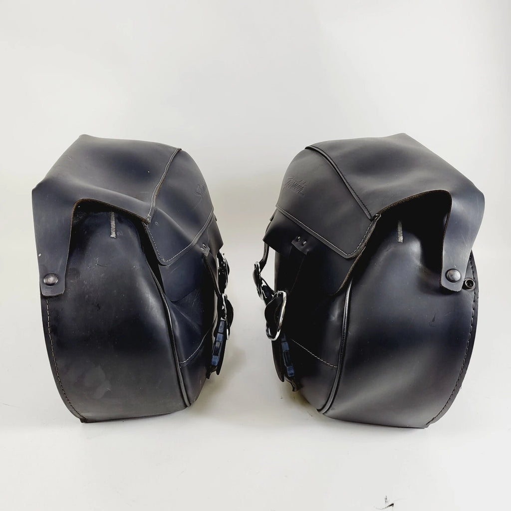 Genuine Leather Saddlebags for Harley Davidson Sportster 883 XL 1200 (1998–2003)