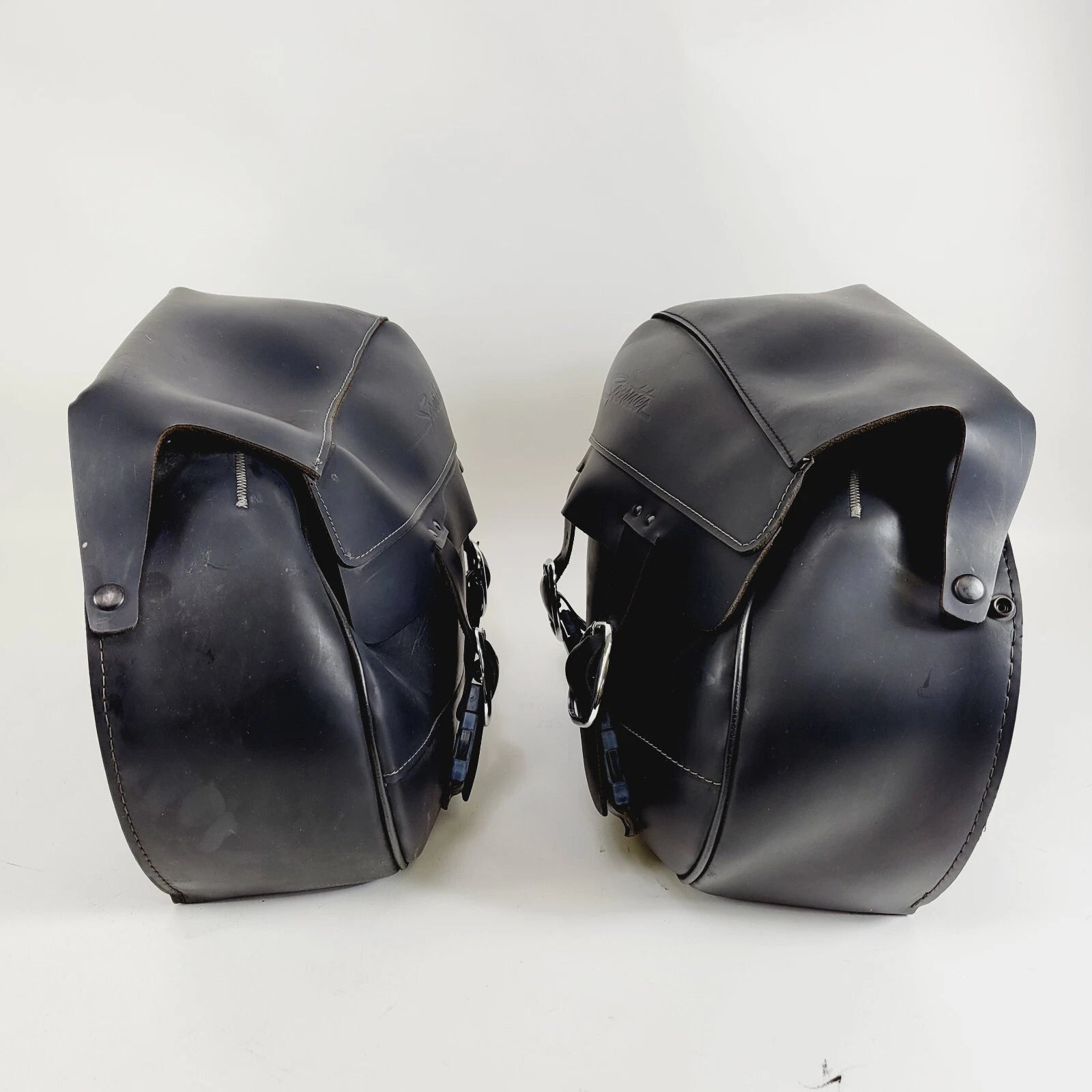 Genuine Leather Saddlebags for Harley Davidson Sportster 883 XL 1200 (1998–2003)