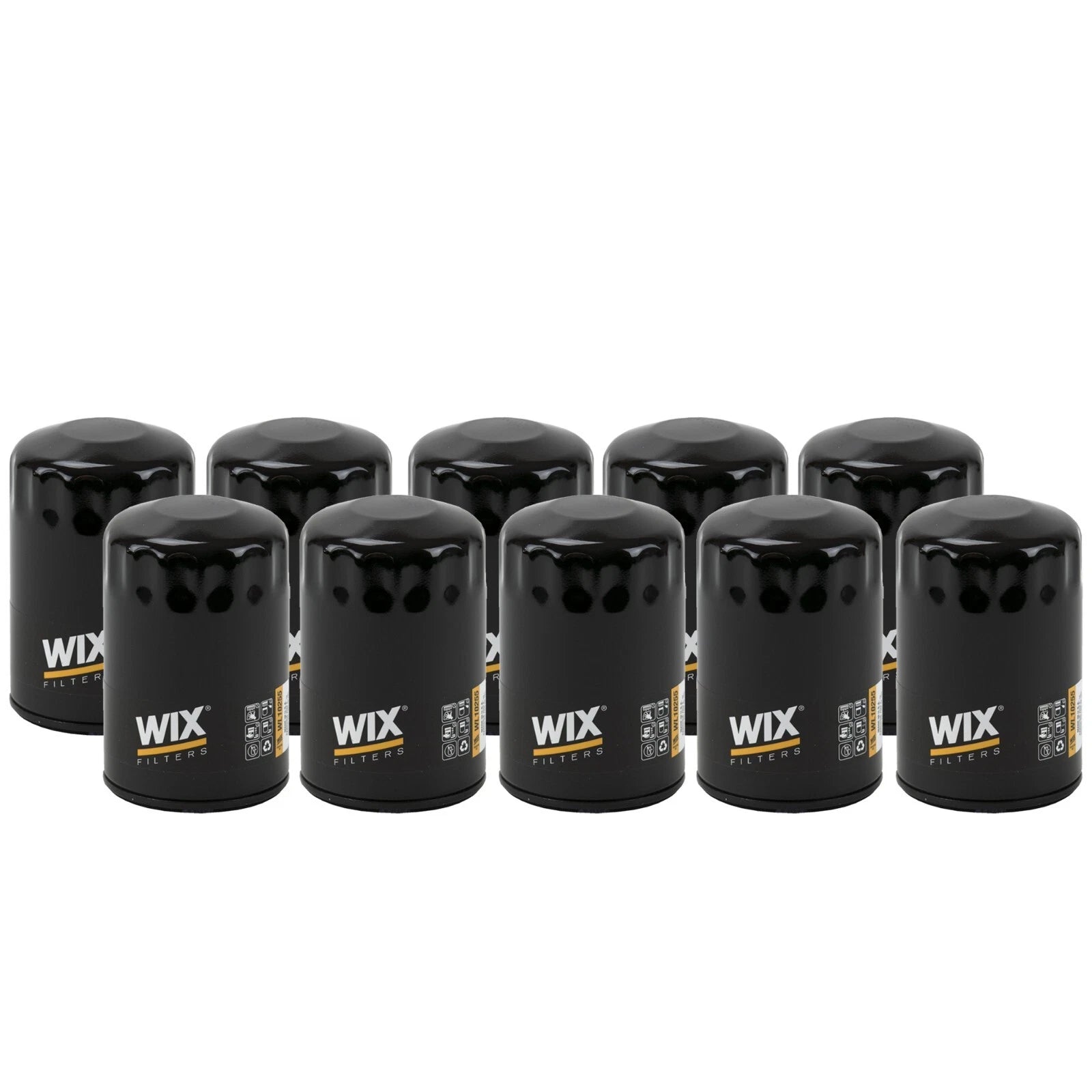 Set of 10 Engine Oil Filters for Buick Cadillac Chevrolet GMC (FI)