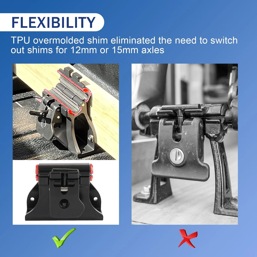 Bike Carrier Thru-Axle Fork Mount for Drop Top (12mm 15mm)