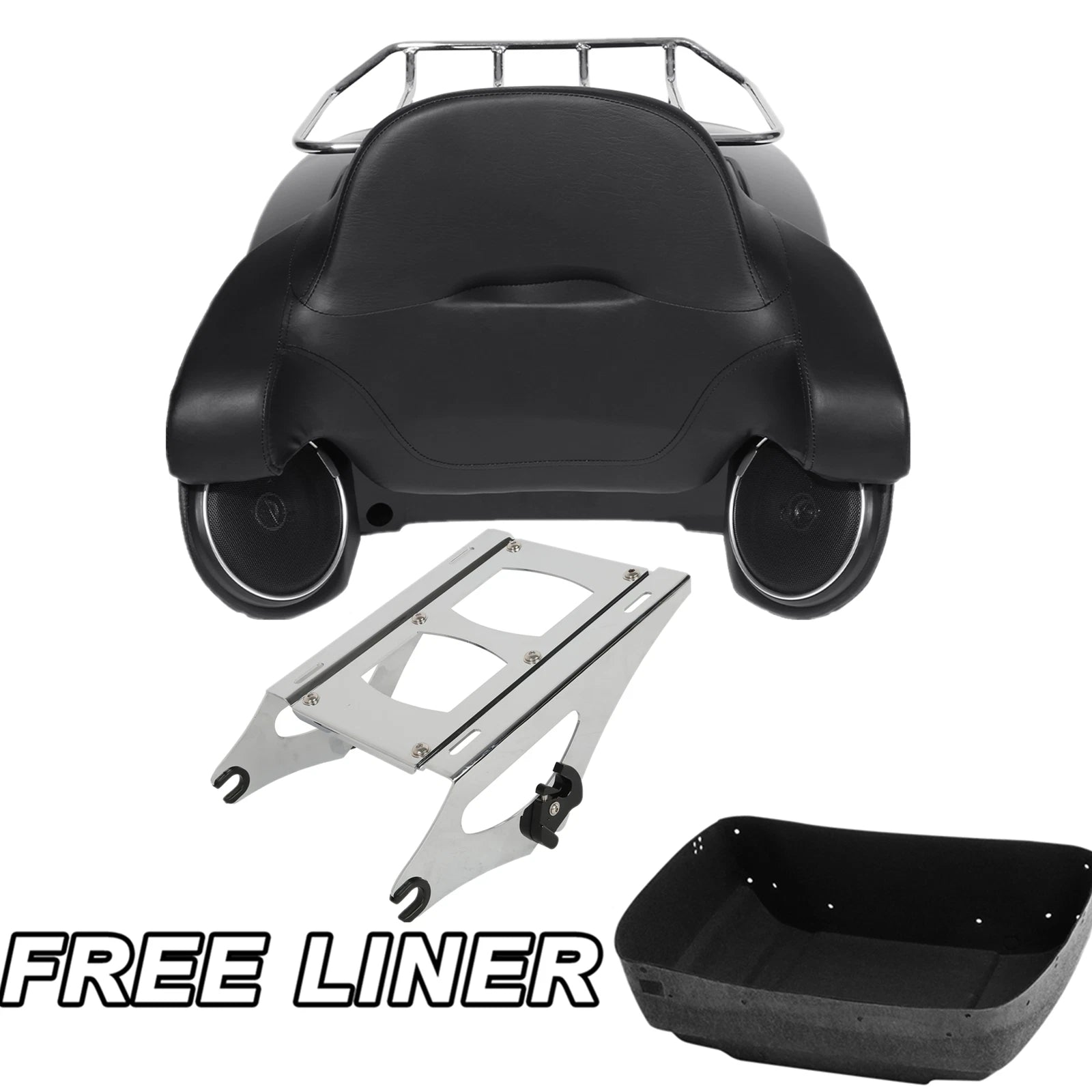 Trunk Pad Speaker Mount Rack for Harley Electra Road Glide (2014–2026)