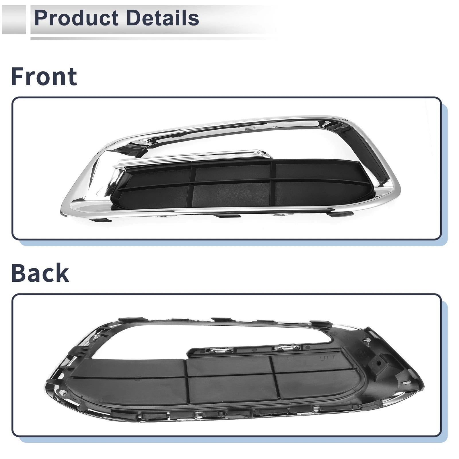 1 Pc Fog Light Grill for Ford Taurus (2015–2018) No.GR2B15A299DA