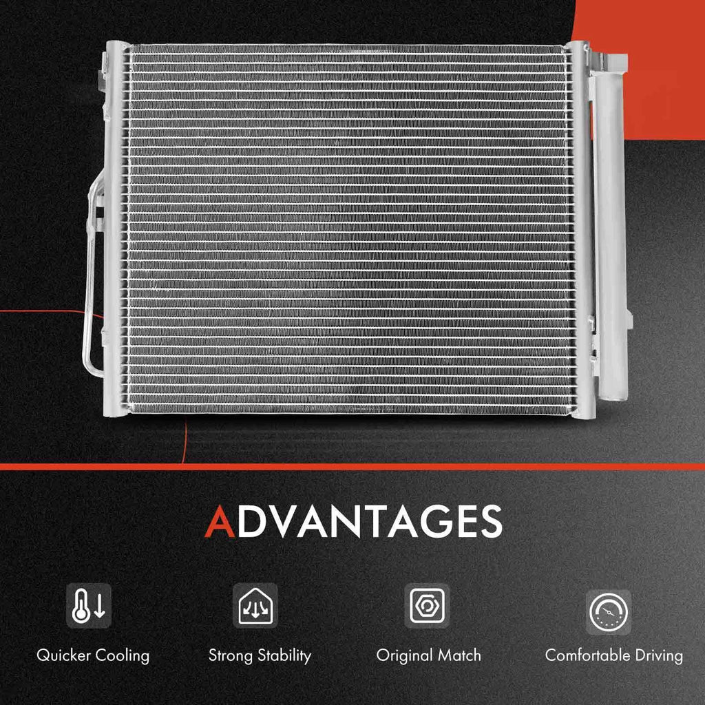 Radiator & A/C Condenser for Kia Optima (2011-2015)