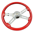 18 Inch Slotted Steering Wheel with Horn and Hub Adapter for Peterbilt (2000–2026)