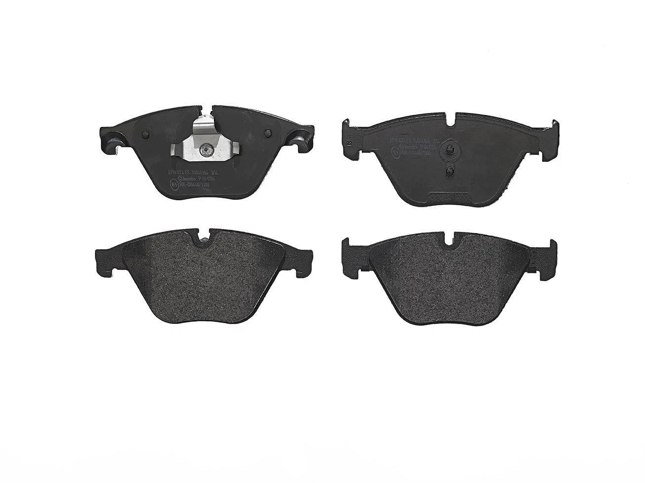 Set of 4 Brembo Low-Met Disc Brake Pads for BMW F10 F06 F07 F12 F13 (2011–2017)