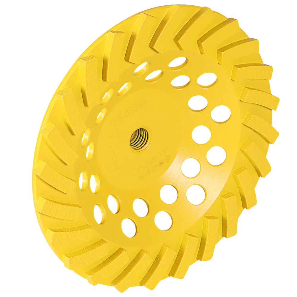 7-Inch Diamond Cup Grinding Wheel for Concrete (5/8-11 Arbor)