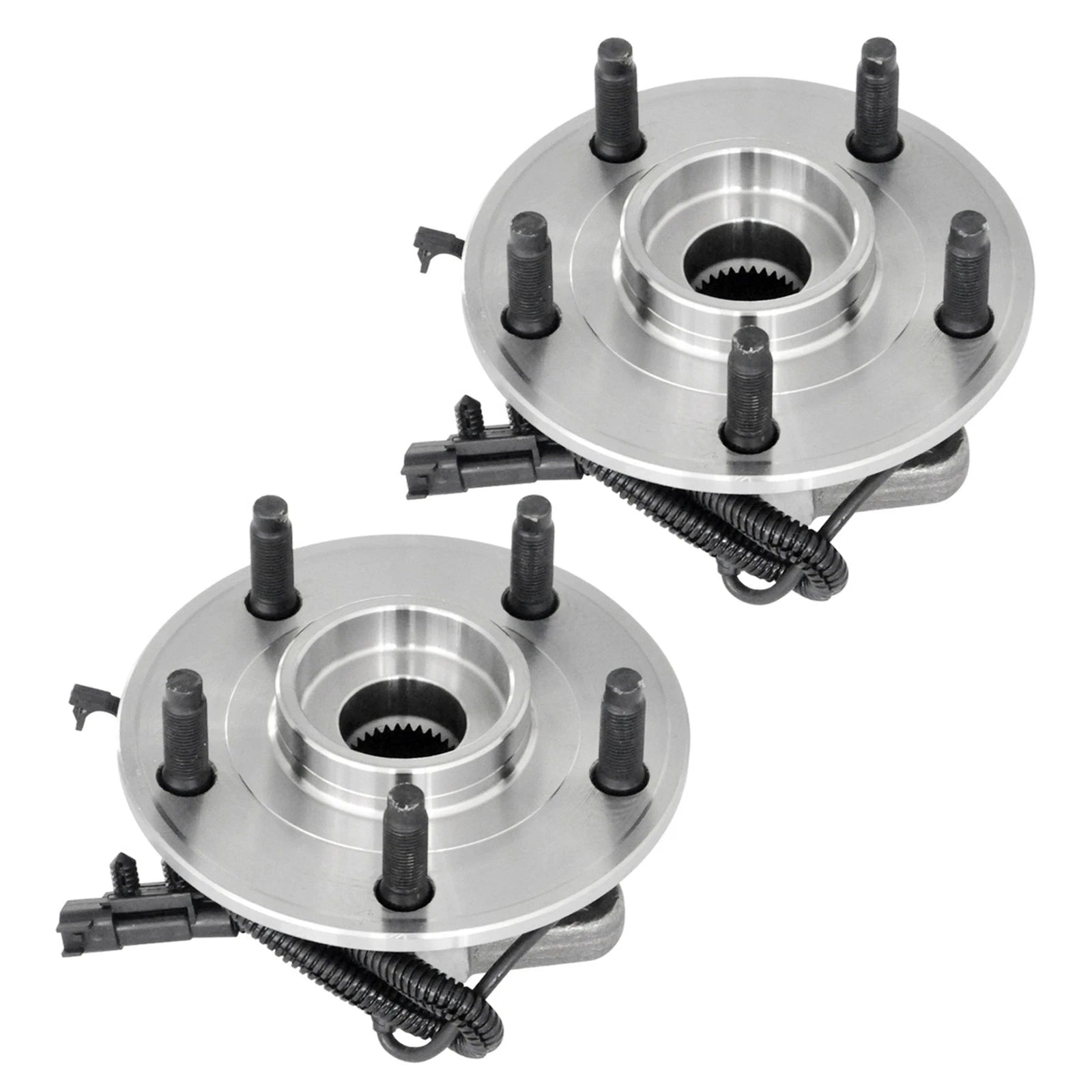 2X Front Wheel Bearings & Hubs for Jeep Wrangler (2007-2016)