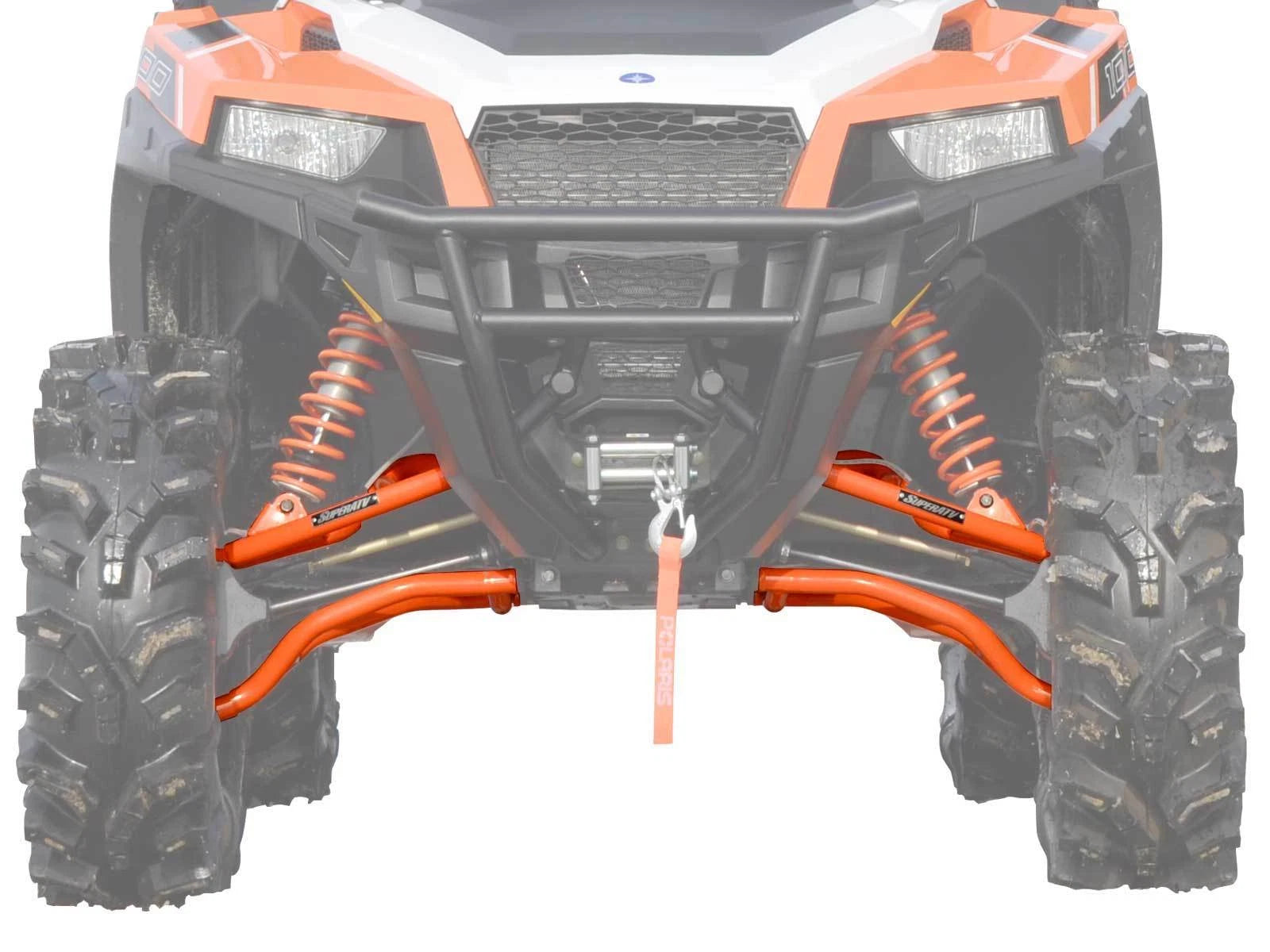 High Clearance 1.5" Offset A-Arms for Polaris General 1000 (2017–2023) - Orange