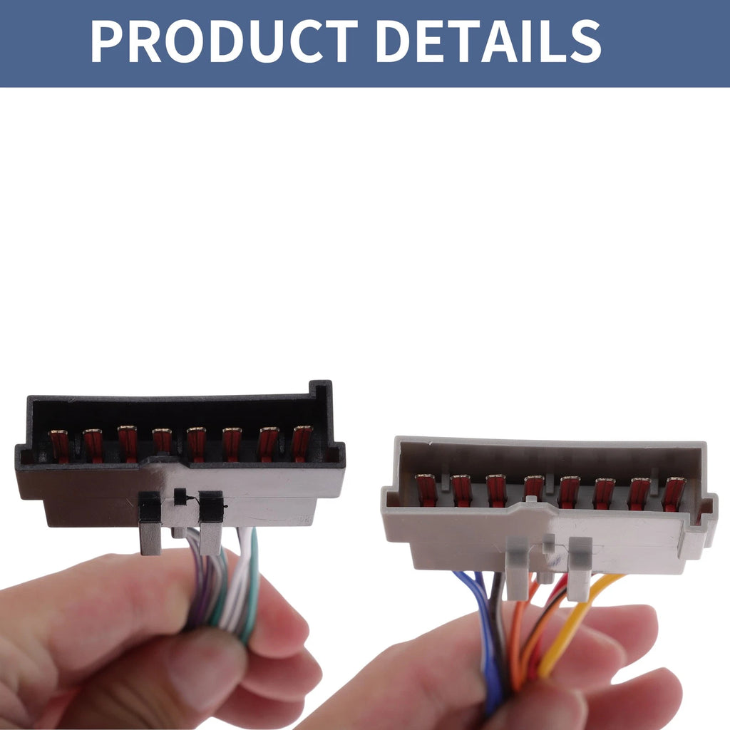 Set of 2 Car Stereo CD Player Wiring Harness 70-1770 for Ford Aerostar (1985–1997)