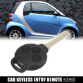 Keyless Entry Remote Key Fob 433MHz for Mercedes-Benz Smart Fortwo (2007–2013)