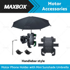 Phone Holder Mini Sunshade Umbrella for Universal Use (360 Rotation)