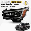 Halogen Headlight with Bulbs & LED DRL for GMC Acadia (2017–2019)