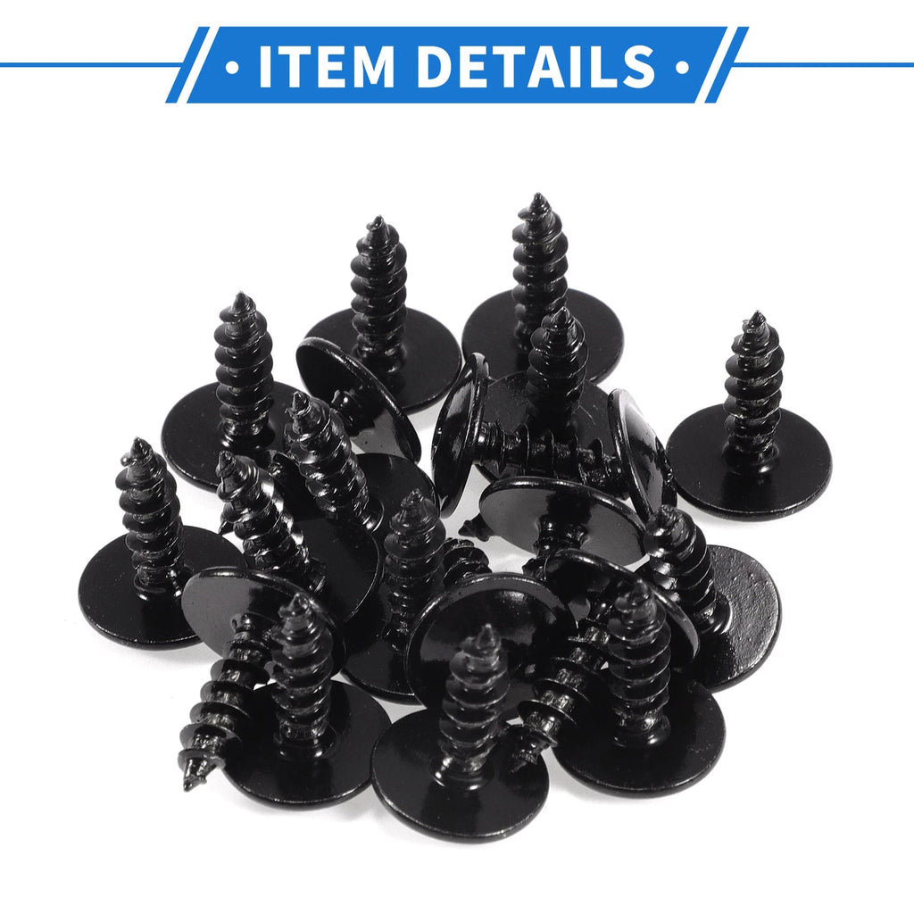 20 Pcs Fender Liner Splash Shield Bumper Cover Screw for Audi A3 (2006–2013)