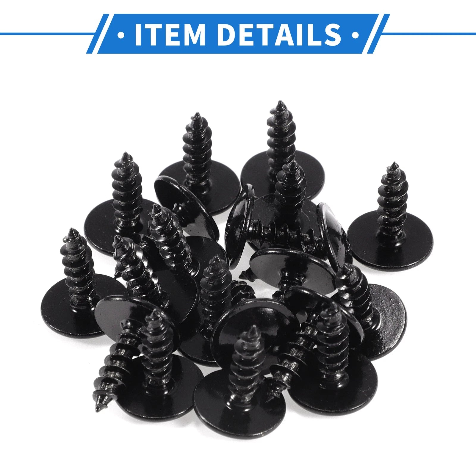 20 Pcs Fender Liner Splash Shield Bumper Cover Screw for Audi A3 (2006–2013)