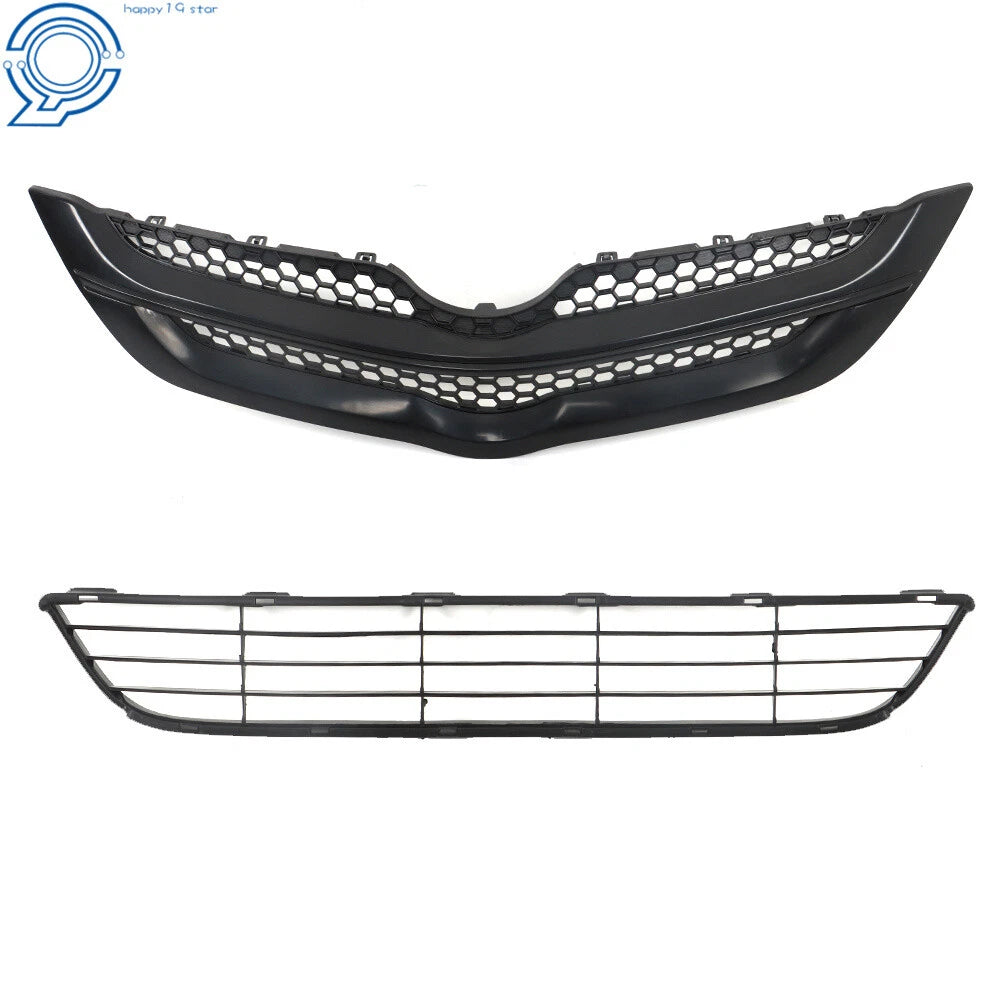 Front Bumper Grille Assembly Set for Toyota Yaris Sedan (2007–2008)