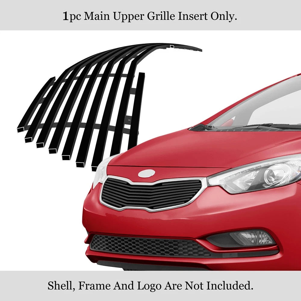 Stainless Black Billet Grille Insert for Kia Forte (2014-2016)